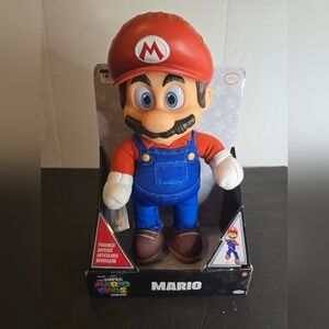 The Super Mario Bros Movie 2023 Poseable Plush Figure Toy Nintendo NIB